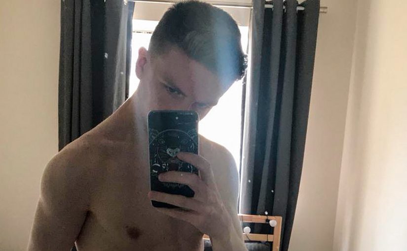 Stroking A Load Out After The Gym – Alexander Light